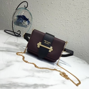 1BL004 Prada Cahier ר���¿� СţƤ �๦�ܰ� ���������� �Ϻ�ɫ