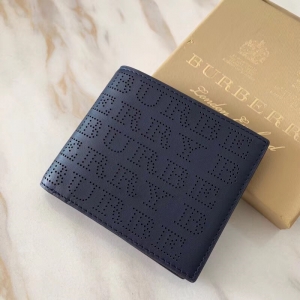 Burberry�ͱ��� ������ʽ�ư� Ƥ�� ���۶̿�Ǯ�� ����ɫ