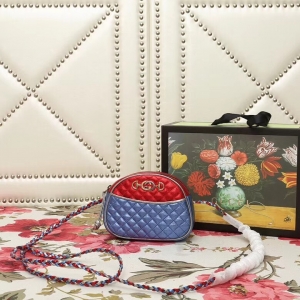 534951 GUCCI 2018�ﶬ ��ѹƤ�� ɫ��ƴ�� �����ִ� ��ƴ��