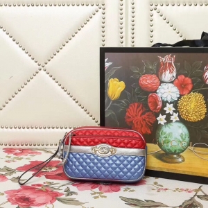 540985 GUCCI 2018���� ΢�����С��Ƥ ƴɫС���� ��ƴ��