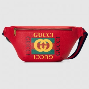 530412 Gucci��ʶ ����ӡ�� ֯��Ƥ�� ���� ��ɫ