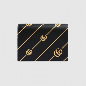 548071 GUCCI ��ɫƤ�� ��˫G����ӡ�� �ų��۵����� ��ɫ