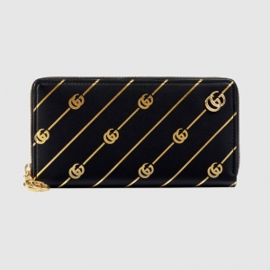 548073 GUCCI ��ɫƤ�� ��˫G����ӡ�� ȫ���� ����Ǯ�� ��ɫ