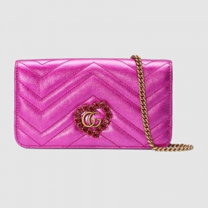 549880 Gucci ���˽��ر�� ˫G���� ���������ִ� �Ϻ�ɫ