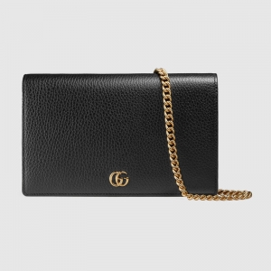497985 GUCCI�ų�  GG Marmontϵ�� �������� Ƥ���ִ� ��ɫ