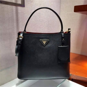 1BA211 Prada New Double�ִ� ��������� ��� PradaƤ������� ��ɫ