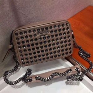 1BH103 PradaŮ�� ������Ů�� СţƤ ˮ��װ�� �����ﵥ��б��� �ӻ�ɫ