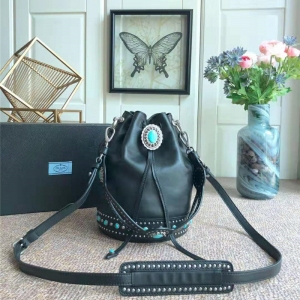 lBE011 PradaŮ�� �����ﵥ��� ����ʯװ�� Prada����ˮͰ�� ��ɫ