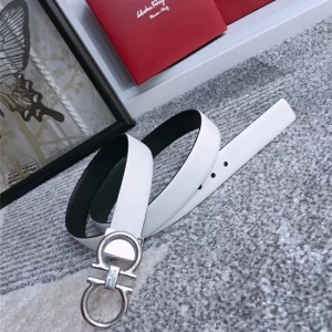 23B559 Ferragamo���� Gancini��ʶ ˫��Ƥɫ ������ĽŮ������ ��ɫ