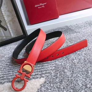 23B559 Ferragamo���� Gancini��ʶ ˫��Ƥɫ ������ĽŮ������ ��ɫ
