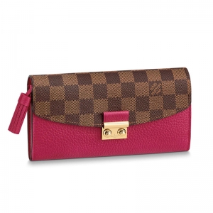 N60207 LV CROISETTE Ǯ�� Damier Ebene ����Ǯ�� LV���� LVŮʿǮ�� ��ɫ