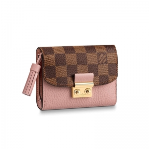 N60208 LV CROISETTE �̿�Ǯ�� Damier Ebene ����Ǯ�� LV�̼� LVŮʿǮ�� ��ɫ