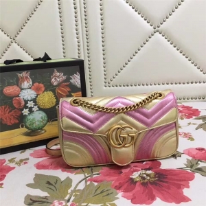 443497 GucciŮ�� �ų۰��� Marmontϵ�� Gucci������ ���ɫ �ۺ�ɫ