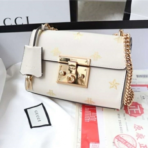 409487 Gucci�米�� Padlockϵ�� ��Ƥ ��ɫ�۷����� �����米�� ��ɫ