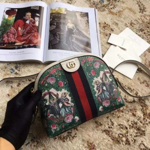 499621 GucciŮ�� Ophidiaϵ�� GG˫���� ���Ż���ӡ�� ֯�� �ų۱��ǰ� ��ɫ
