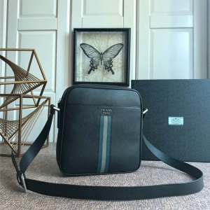 Prada�а� �����ﵥ��� ʮ����ţƤ �ֹ�ƴɫ �����ﵥ��б��� ��ɫ