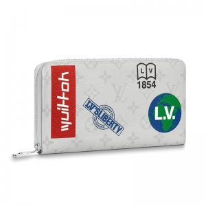 M67824 LV ZIPPY Ǯ�� Monogram White ����Ǯ�� LV����Ǯ�� ��ɫ