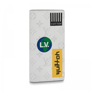 M67822 LV BRAZZA Ǯ�� Monogram White ����Ǯ�� LV��װ�� ��ɫ