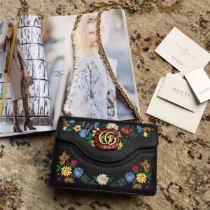 499617 Gucci����� Ƥ�ﻨ�� è����� ���� �ų�WOC������ ��ɫ