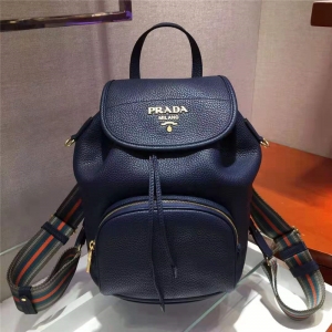 1BZ035 PradaŮ�� ¹Ƥ��ţƤ �������Ǽ米�� ������˫��� ����ɫ