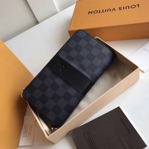 N60015 LV ZIPPY ����Ǯ�� Damier Graphite�ڸ�Ǯ�� LV��ʿǮ��