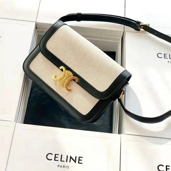 187363 Celine���� Triompheϵ�� ����ƴƤ ��˫C��ͭ�� ���պ��Ӱ� ��ƴ��