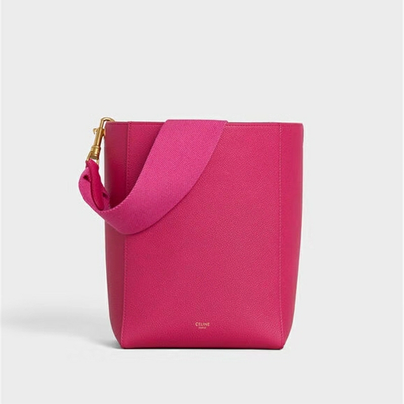 189303 Celine�ִ� SANGLE BUCKET С�� ����СţƤ CelineˮͰ�� õ��ɫ