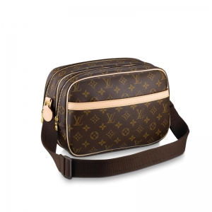 M45254 LV Reporter С��б��� LV���߰� Monogram�ϻ�˫�㵥��б���