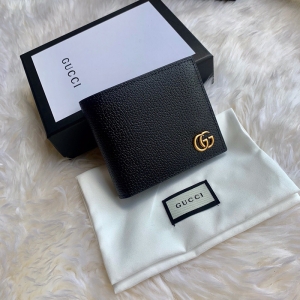 428726 Gucci�ų�GG Marmontϵ����ʿ����˫G��Ƥ��˫��Ǯ��
