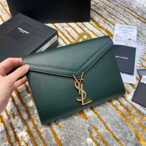 582334 YSLʥ���� CASSANDRA ����ѹ����Ƥ����Ǯ�� YSL�ŷ�� ī��ɫ