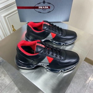 4E2718 Prada ֯���Ƥ���˶�Ь ������2020�¿������˶�Ь ��ɫ