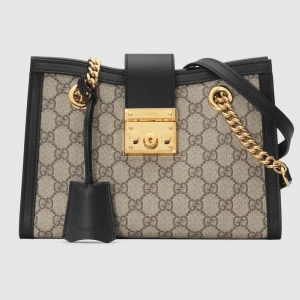 498156 Gucci Padlockϵ��С��GG�米�� ��ɫƤ��