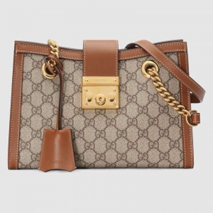 498156 Gucci Padlockϵ��С��GG�米�� ��ɫƤ��
