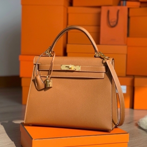 ������Hermes Kellyϵ�п����25 EpsomƤ������ ���ֹ����ư� ��ɫ