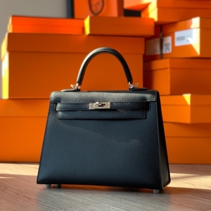 ������Hermes Kellyϵ�п����25 EpsomƤ������ ���ֹ����ư� ��ɫ