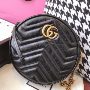 550154 Gucci GG Marmontϵ��Բ������米�� �ų�Բ���� ��ɫ