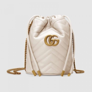 575163 Gucci GG Marmontϵ������ˮͰ�� GucciԲͲ�� ��ɫ