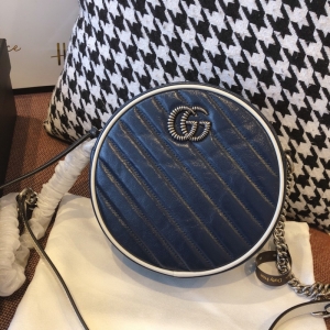 550154 Gucci GG Marmontϵ��Բ������米�� �ų�Բ���� ��ɫ