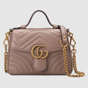 547260 Gucci GG Marmontϵ����������� 笷�V��Ƥ�� ��ɫ