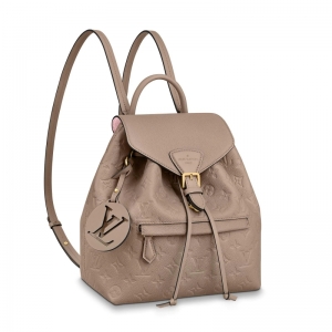M45410 LV MONTSOURIS ˫��� Empreinte ѹ��Ƥ�ﱳ�� ��ɫ