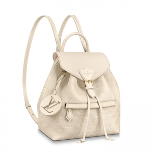 M45397 LV MONTSOURIS ˫��� Empreinte ѹ��Ƥ�ﱳ�� ����ɫ
