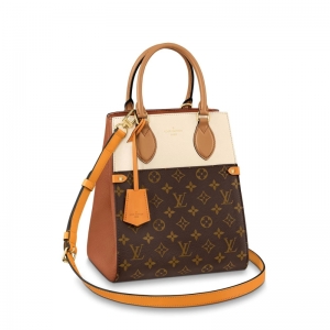 M45376 LV FOLD TOTE �к��ִ� Monogram ������СţƤŮ�� �̰�ɫ