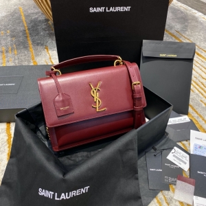 634723 YSLʥ����Ů�� NEW MEDIUM SUNSET�⻬Ƥ��米�� �ƺ�ɫ