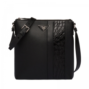 2VH089 Prada������ Saffiano б��� �������α��ʲ�� ��ɫ