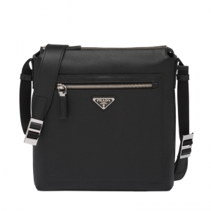 2VH062 Prada Saffiano Ƥ��б��� �������ʲ�� ��ɫ
