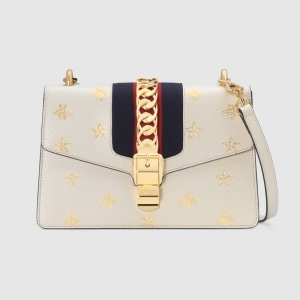524405 Gucci Sylvieϵ���۷�����С�ż米�� �ų۵���� ��ɫ