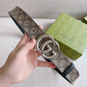 627055 Gucci˫G����˫������ ��ľɫGG Supreme������ʿƤ�� ����