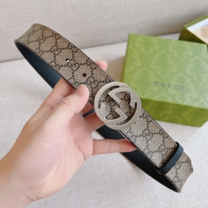 411924 Gucci����ʽ˫G����GG Supreme������ʿ���� ��ľɫ