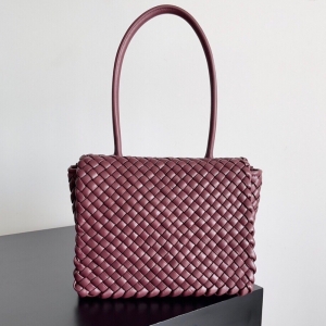 Bottega Veneta ��羼� Intreccio��֯Ƥ�� Patti����� BVҸ�°� �ƺ�ɫ