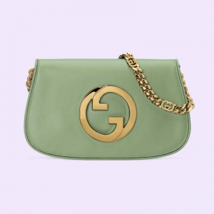 699268 Gucci Blondieϵ�м米�� Բ�λ���ʽ˫G����� ǳ��ɫ